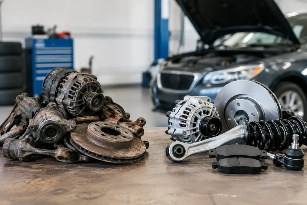 Junkyard Parts Versus New Parts for Your Car
